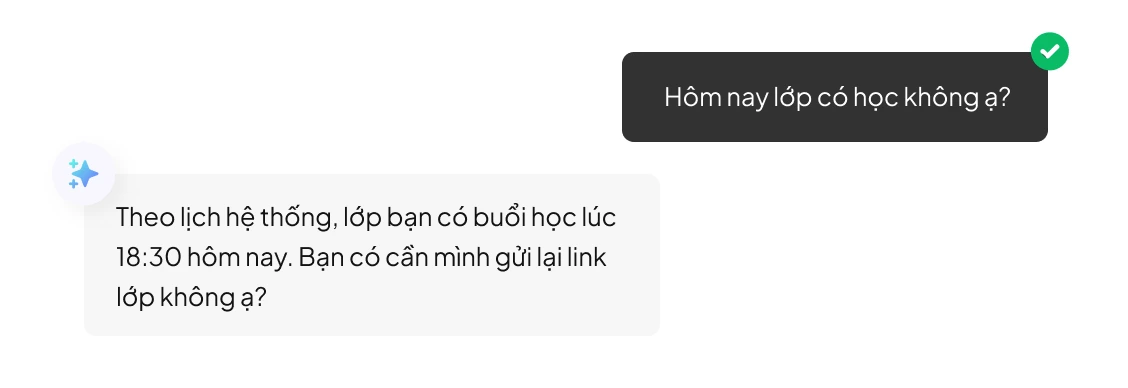 AI trả lời, nhưng tự nhiên và chính xác hơn
