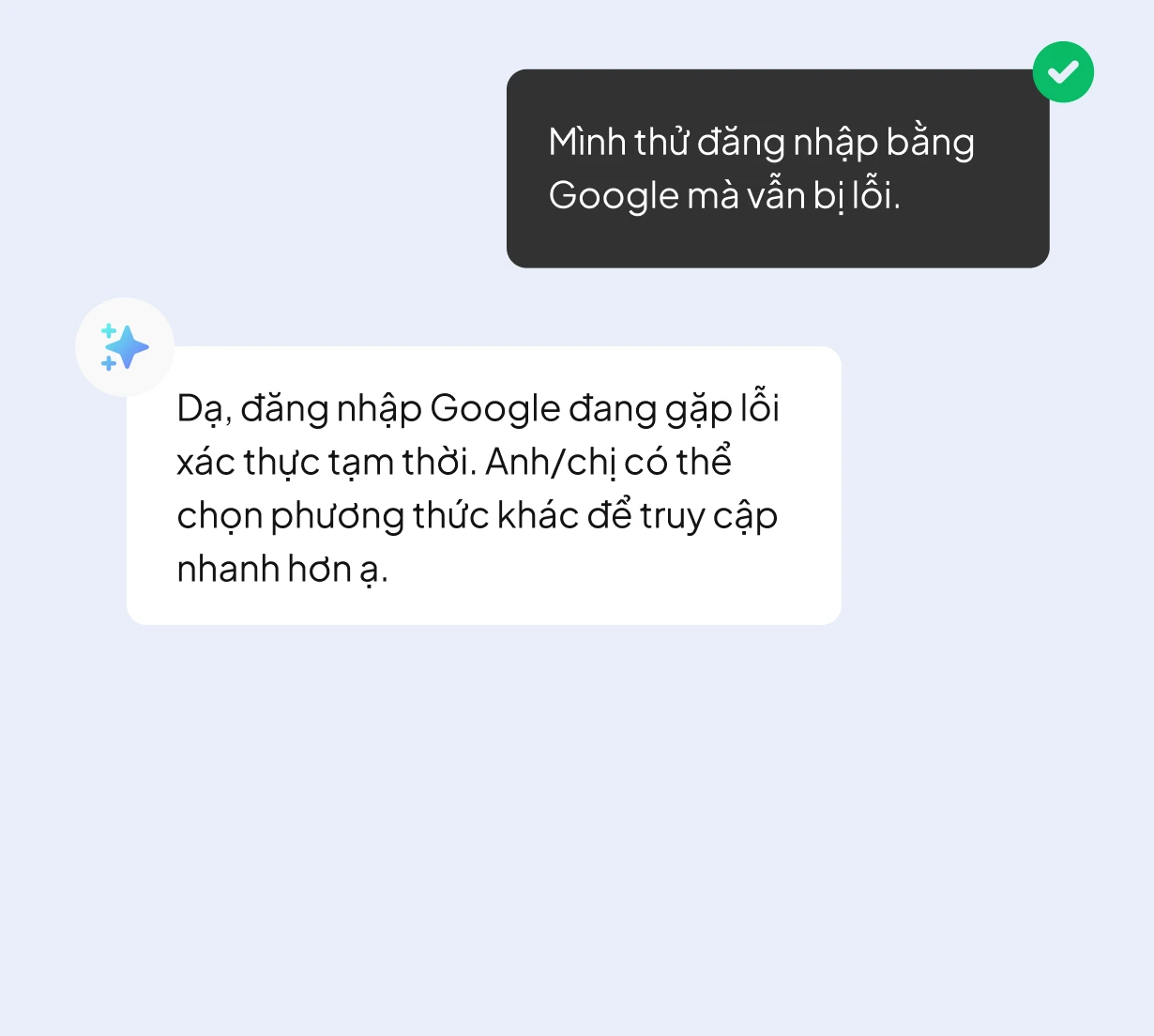 Xử lí lỗi kỹ thuật khéo léo