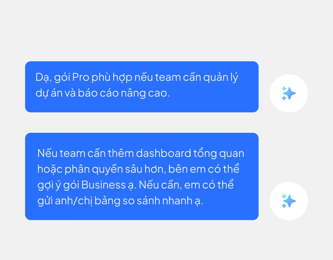 Follow-up thật khéo léo