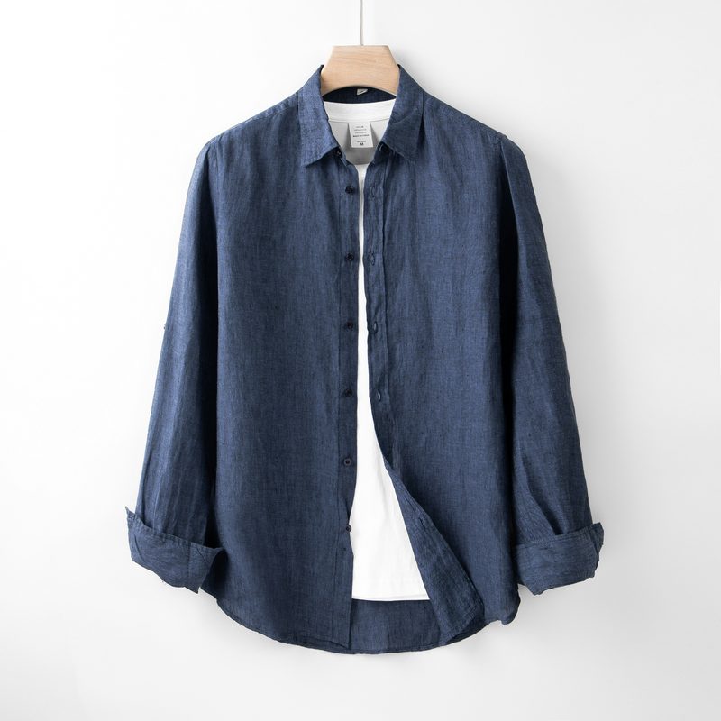 Navy linen shirt